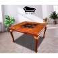 Comedor de 8 sillas Capitones Colores Cuadrado Normando Tablon Macizo Comedor de 8 sillas Capitones Colores Cuadrado Normando Tablon Macizo