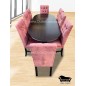 Comedor Especial Con Extencion De Madera Solida 8 Sillas Capitones Comedor Especial Con Extencion De Madera Solida 8 Sillas Capitones