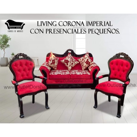 Juego De Living Corona Imperial Con Comensales Mini