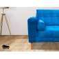 Juego De Living Sofa Genova Con Poltronas Herradura De Madera