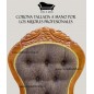 Comedor Tablero de 8 Sillas Reina Ana Artesano Tablon Solido