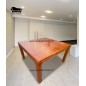 Comedor Tablero de 8 Sillas Reina Ana Artesano Tablon Solido