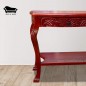 Mesa De Arrimo Tallado Artesano Tablon Fijo Mesa De Arrimo Tallado Artesano Tablon Fijo