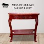 Mesa De Arrimo Tallado Artesano Tablon Fijo Mesa De Arrimo Tallado Artesano Tablon Fijo