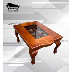Mesa De Centro Normando Trilach Tablones Ensamblados