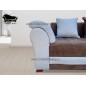 juego de Living Sofa Rose Con Puff  Basico