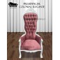 Trono Elegante Estilo Colonial Variedades Lino o Felpa