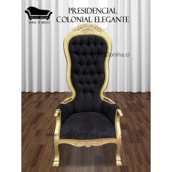 Trono Elegante Estilo Colonial Variedades Lino o Felpa