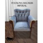 Poltrona Toronto Unidad Variedades Felpa o Lino