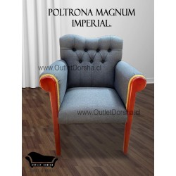 Poltrona Toronto Unidad Variedades Felpa o Lino