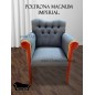 Poltrona Toronto Unidad Variedades Felpa o Lino