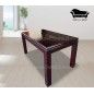 Comedor de 6 sillas Capitones Rectangular Lino Turqueza Vidrio Central Comedor de 6 sillas Capitones Rectangular Lino Turqueza Vidrio Central