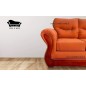 Sofa 3 Cuerpos Barcelona Con Sillones Individuales Lino Naranjo