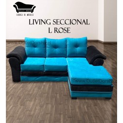 Living Seccional Modelo L Rose