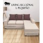 Mini Living Seccional L Pequeño Con Forma Movible Izquiero o Derecho Mini Living Seccional L Pequeño Con Forma Movible Izquiero o Derecho