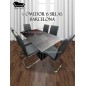 Comedor De Vidrio 6 Sillas Barcelona