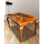 Comedor Recatngular 6 Sillas Capitones Flor Gris Normando Barnizado Miel Comedor Recatngular 6 Sillas Capitones Flor Gris Normando Barnizado Miel