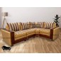 Esquinero 4 Piezas Con Madera Lino Combinado Reacomodable Resortes Mostaza Esquinero 4 Piezas Con Madera Lino Combinado Reacomodable Resortes Mostaza