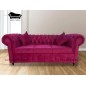 Sofa Chesterfield 3 Cuerpos Con Poltronas Capitone