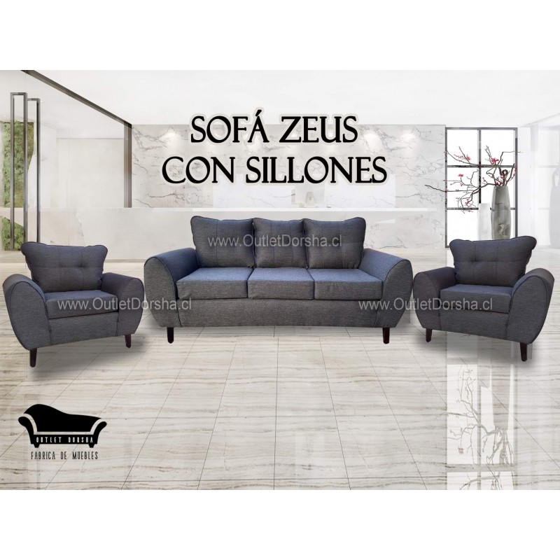 Sofa Zeus Con Sillones