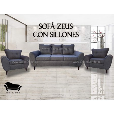Sofa Zeus Con Sillones