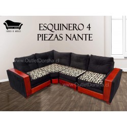 Esquinero Nante 4 piezas Reacomodables Practico Comodo Resortes