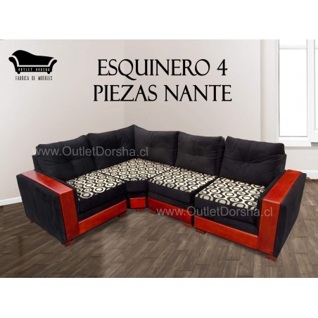 Esquinero Nante 4 piezas Reacomodables Practico Comodo Resortes