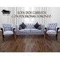 Juego de Sofa 3 Cuerpos Genova Con poltronas Toronto De madera Solida Lino Gris Juego de Sofa 3 Cuerpos Genova Con poltronas Toronto De madera Solida Lino Gris