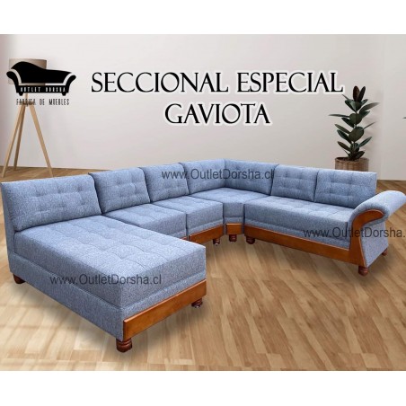 Seccional Especial Gaviota piezas Reacomodables Interactivo Premium Resortes