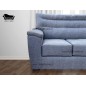 Sofa 3 Cuerpos Con Dos Sillones Dumbo Lanilla Gris