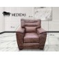 Sofa 3 cuerpos Con Dos Sillones Individuales Dumbo PU Envejecido