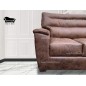 Sofa 3 cuerpos Con Dos Sillones Individuales Dumbo PU Envejecido