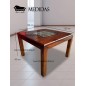 Comedor Cuadrado 6 sillas Estilo Paris Tablon solido Moderno