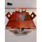 Comedor Cuadrado 6 sillas Estilo Paris Tablon solido Moderno