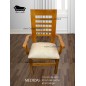 Comedor Rectangular 8 sillas y 2 Comensales Oporto En tablon Grueso Pu Eco Beige