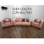 Sofá genova con sillones individuales con resortes