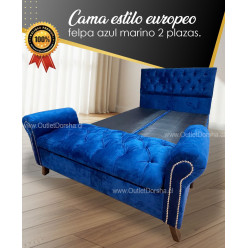 Estructura de cama 2 plazas estilo europeo