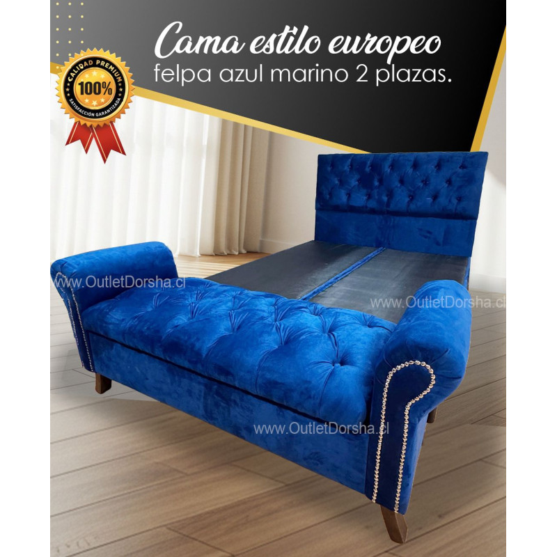 Estructura de cama 2 plazas estilo europeo